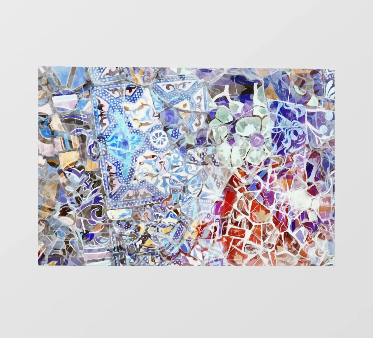 Mosaic of Barcelona 04 photo wallpaper by amini54