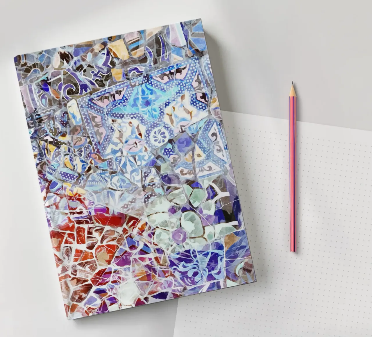 Mosaïque de Barcelone 04 carnet de notes de amini54