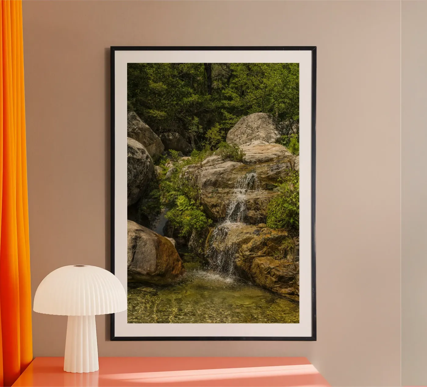 Small Waterfall Poster von Curious Collections by Marielle Leenders