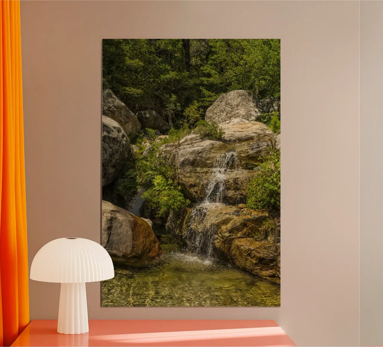 Petite cascade poster de Curious Collections by Marielle Leenders