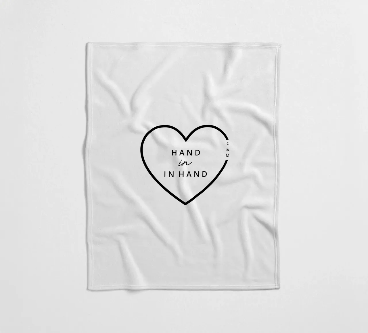 Cuore pieno coperta in pile da Kartenliebe