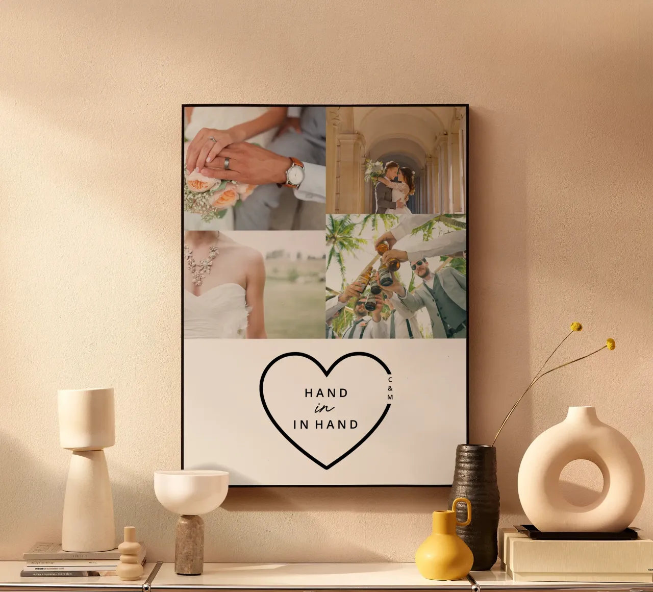 Cuore pieno plexiglass da Kartenliebe