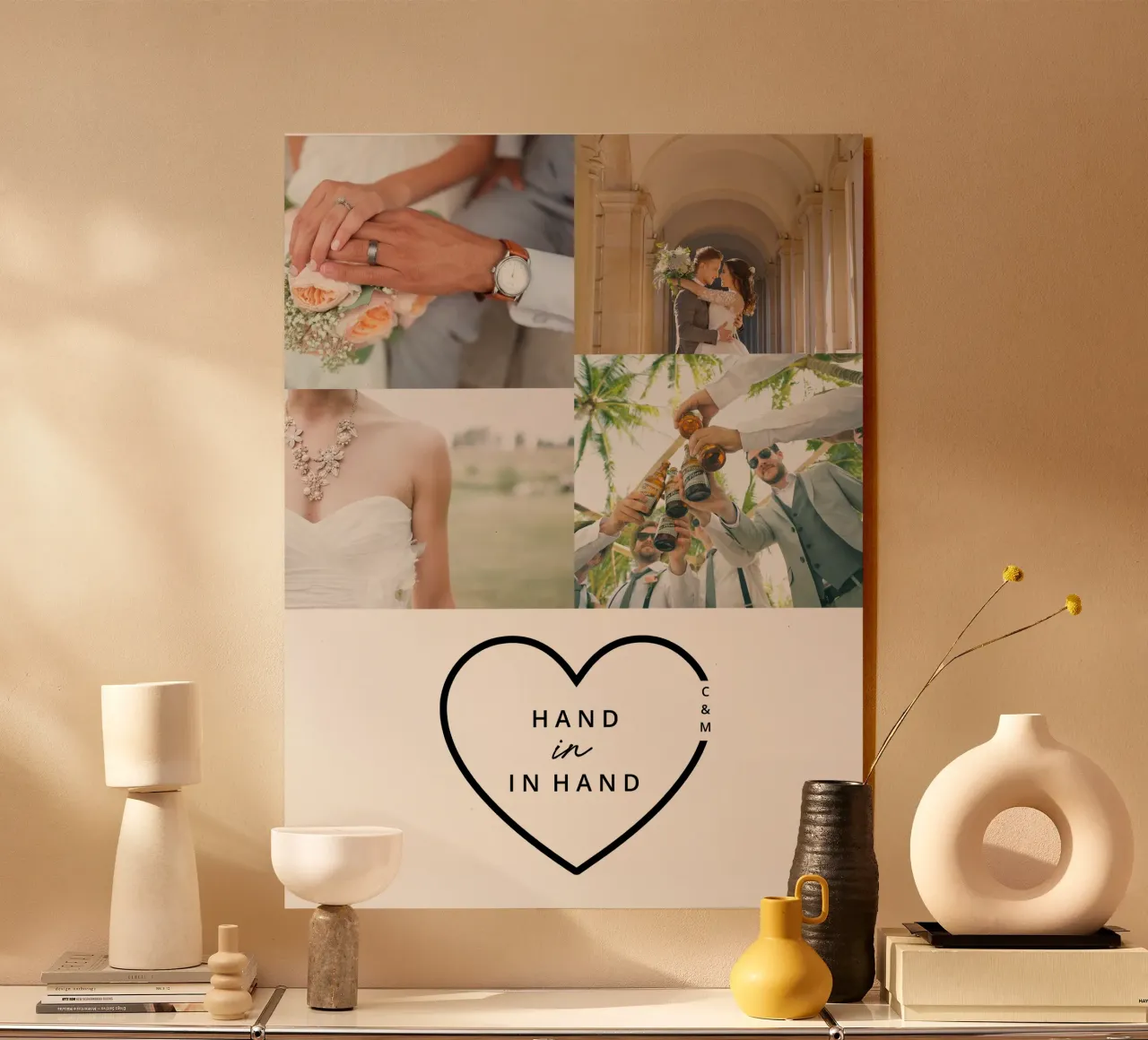 Cuore pieno plexiglass da Kartenliebe