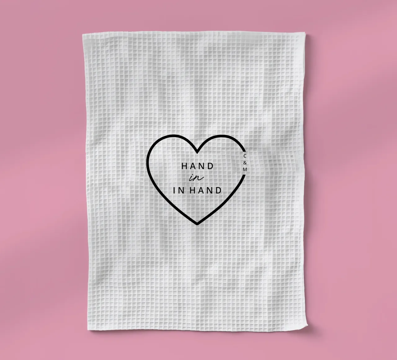 Cuore pieno canovaccio da cucina da Kartenliebe