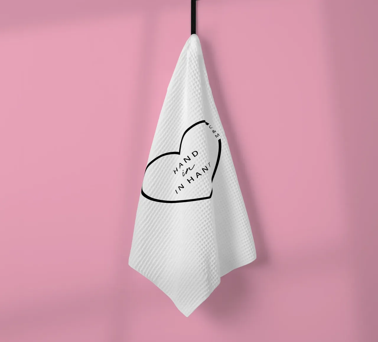 Cuore pieno canovaccio da cucina da Kartenliebe