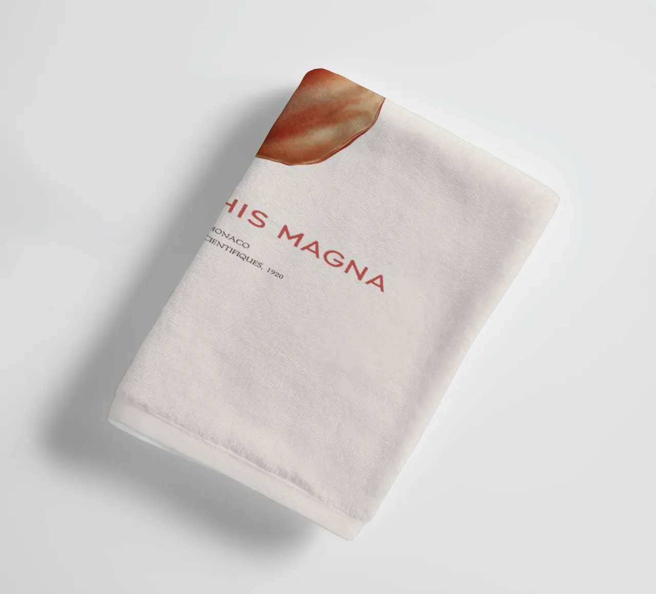 Calamaro di profondità o Mastigoteuthis Magna asciugamano da bagno da Vintagrafica