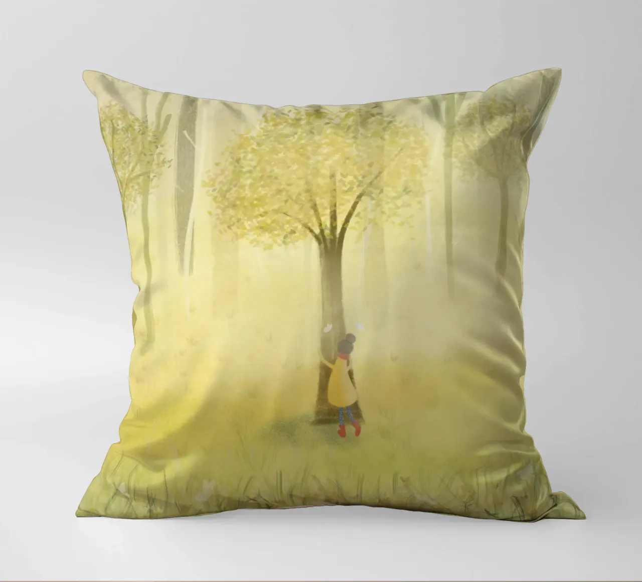 ABBRACCIARE UN ALBERO cuscino da Inge Hauser Illustration