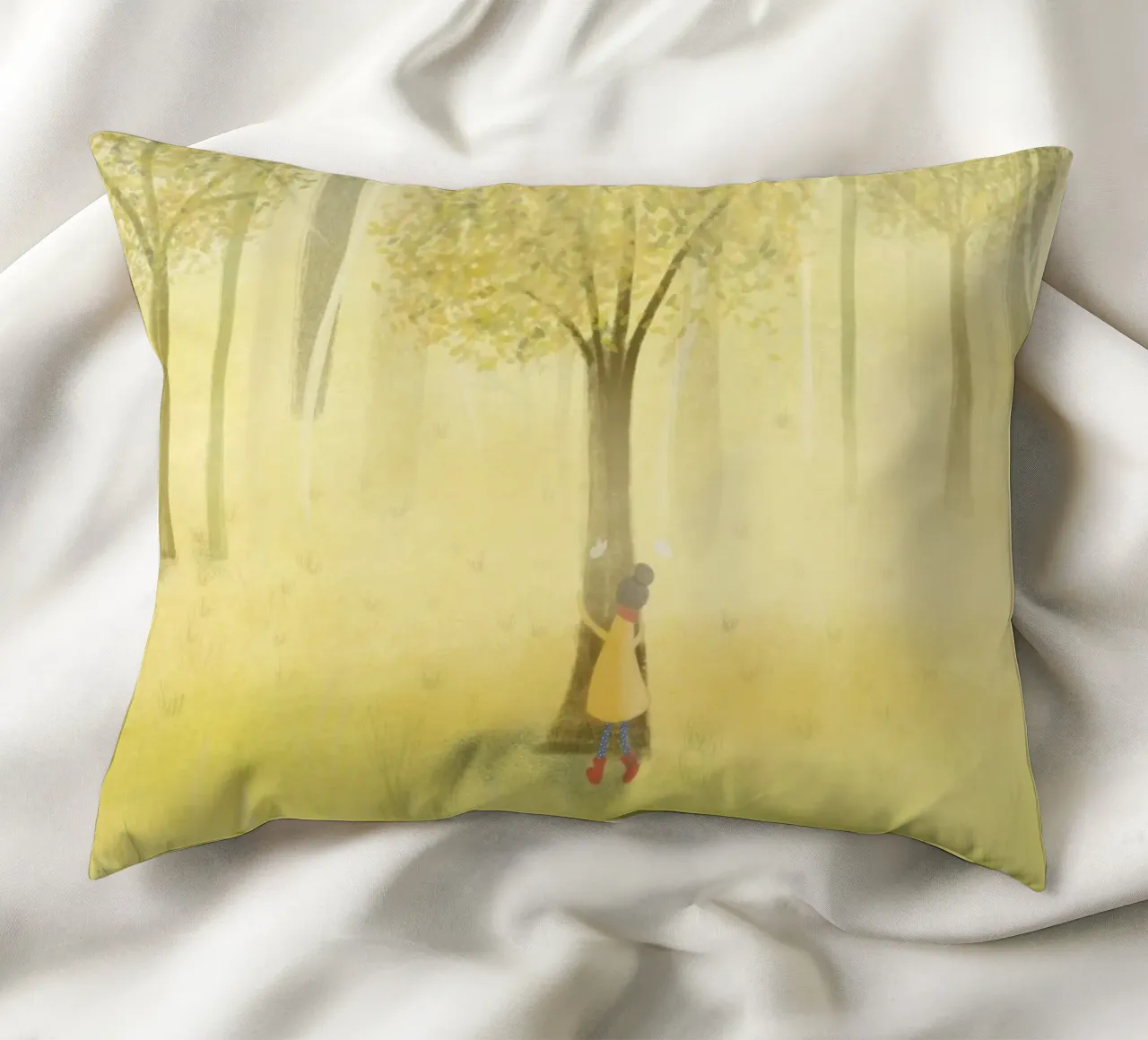 ABBRACCIARE UN ALBERO cuscino da Inge Hauser Illustration