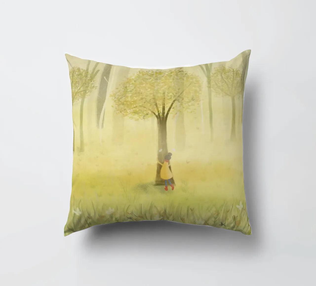 ABBRACCIARE UN ALBERO cuscino da Inge Hauser Illustration