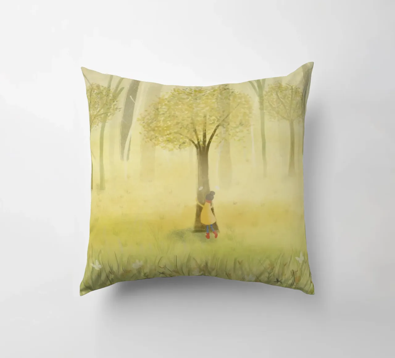 ABBRACCIARE UN ALBERO cuscino da Inge Hauser Illustration