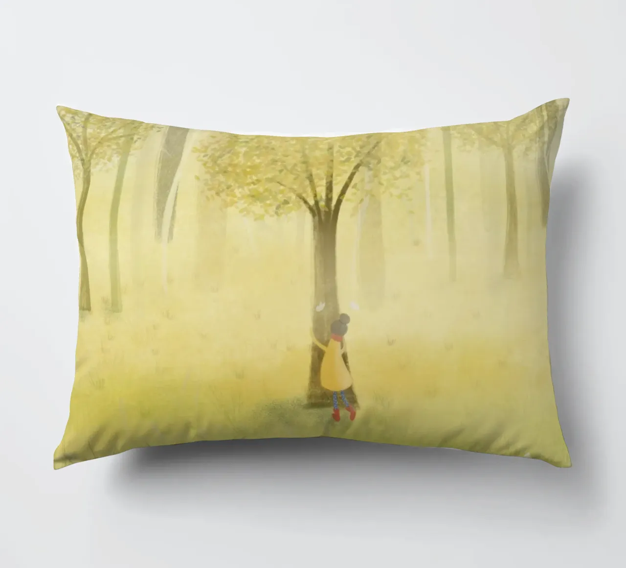 ABBRACCIARE UN ALBERO cuscino da Inge Hauser Illustration