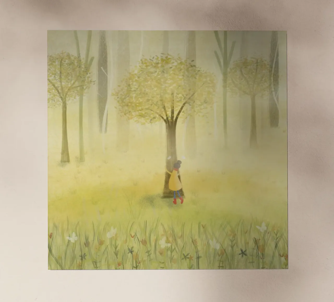 ABBRACCIARE UN ALBERO pellicola backlit da Inge Hauser Illustration