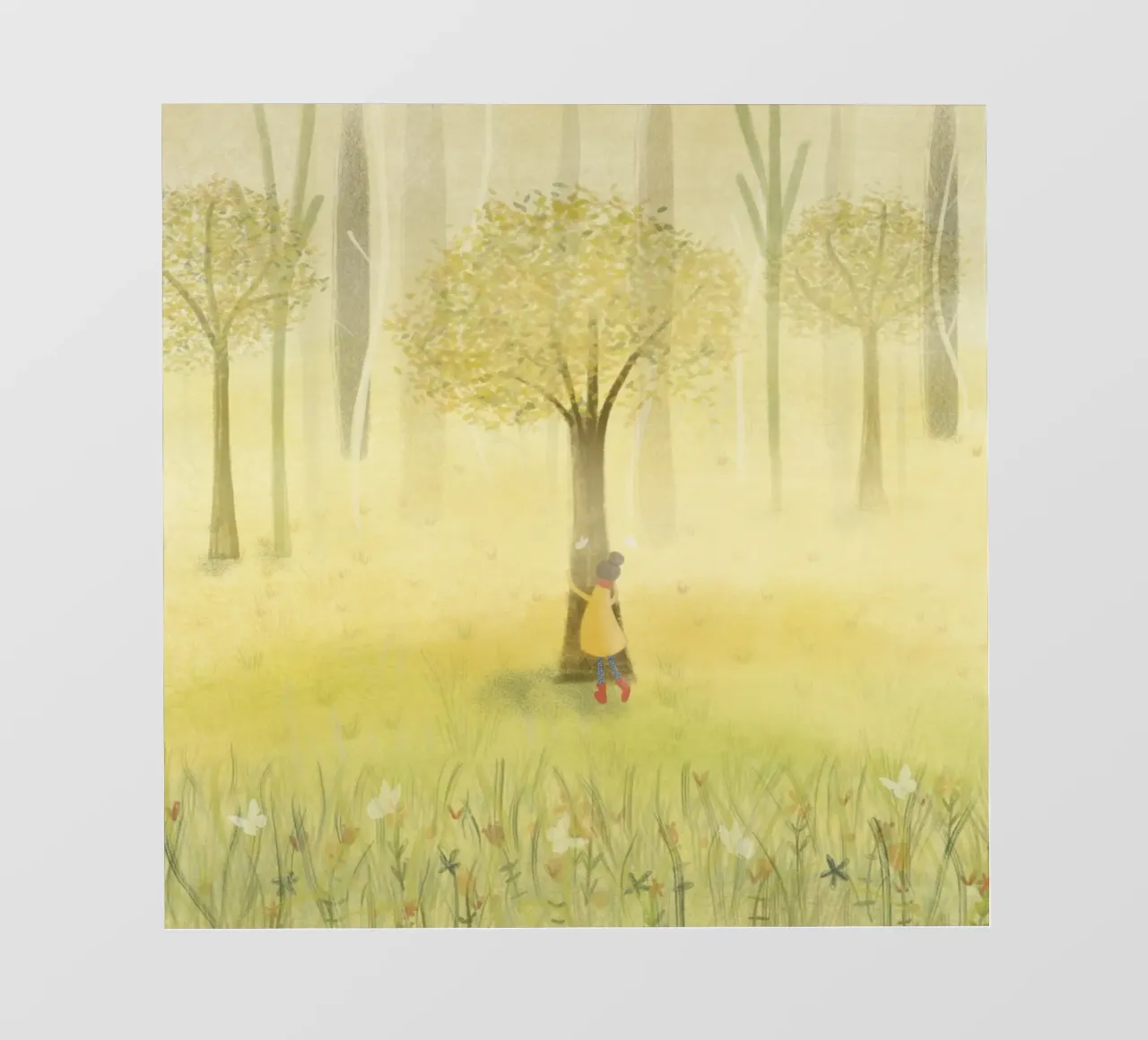 ABBRACCIARE UN ALBERO pellicola backlit da Inge Hauser Illustration