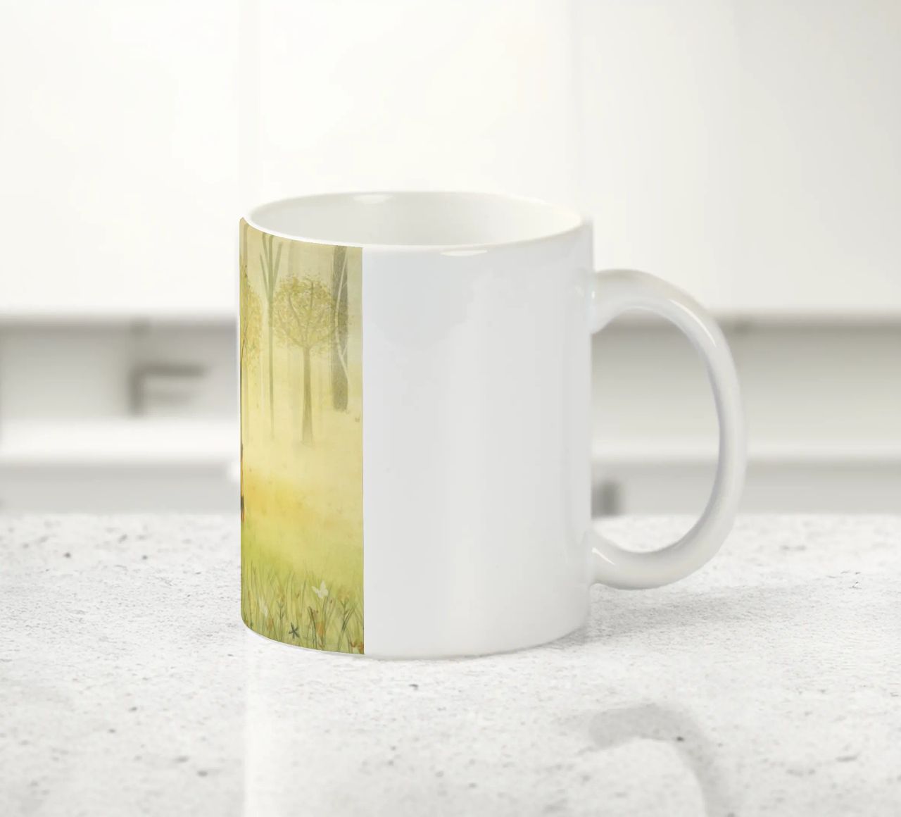 ABBRACCIARE UN ALBERO tazza in ceramica da Inge Hauser Illustration