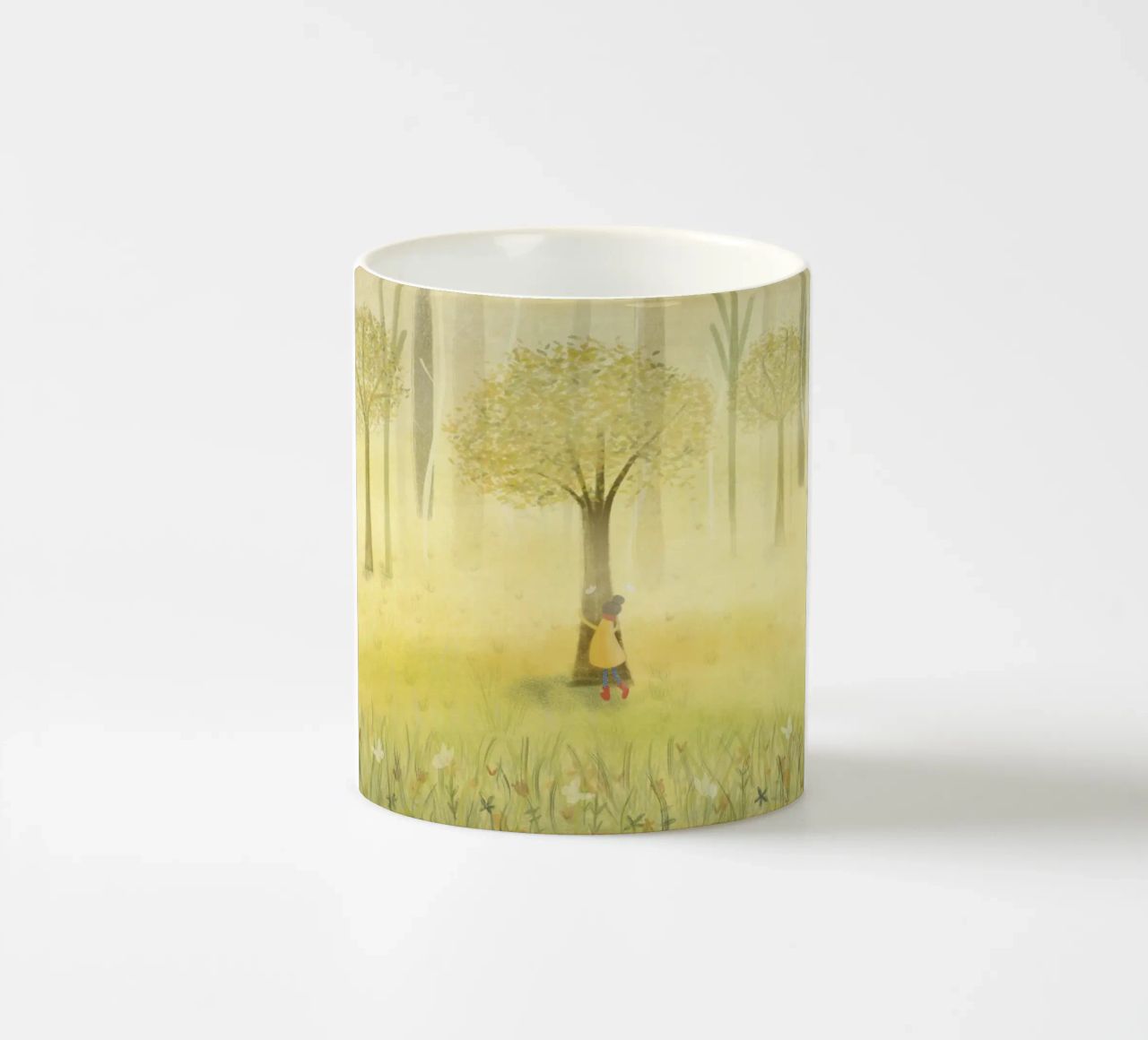 ABBRACCIARE UN ALBERO tazza in ceramica da Inge Hauser Illustration