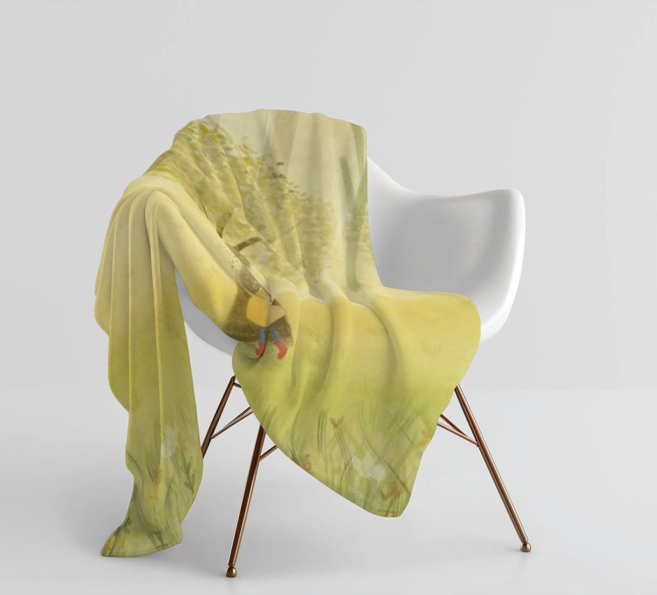 ABBRACCIARE UN ALBERO coperta in pile da Inge Hauser Illustration