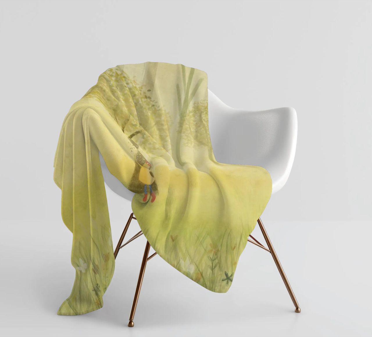 ABBRACCIARE UN ALBERO coperta in pile da Inge Hauser Illustration