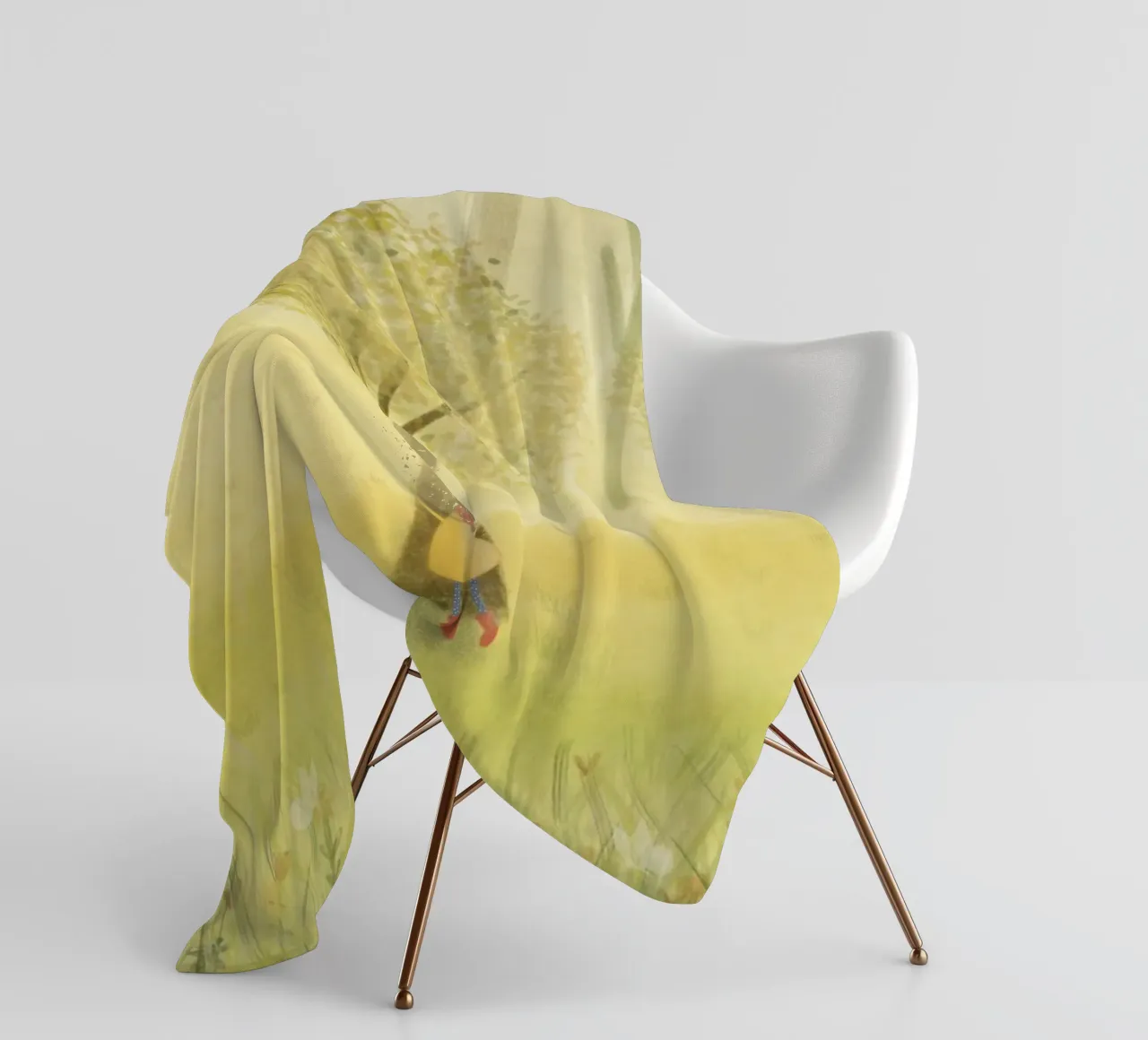 ABBRACCIARE UN ALBERO coperta in pile da Inge Hauser Illustration