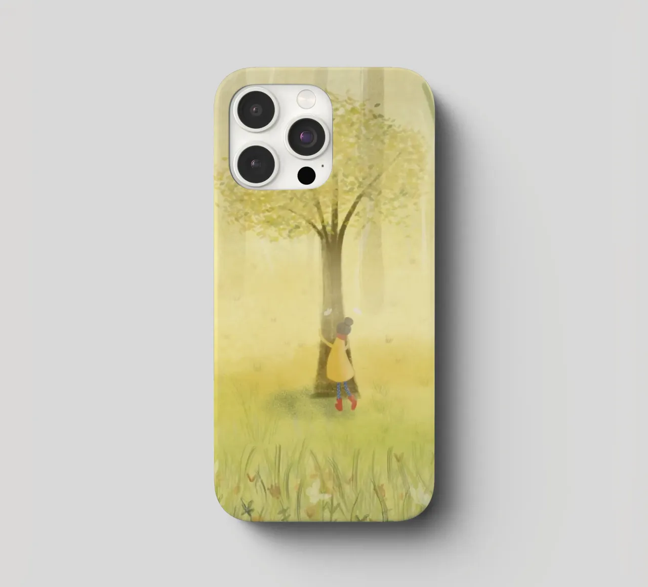 ABBRACCIARE UN ALBERO cover iphone da Inge Hauser Illustration
