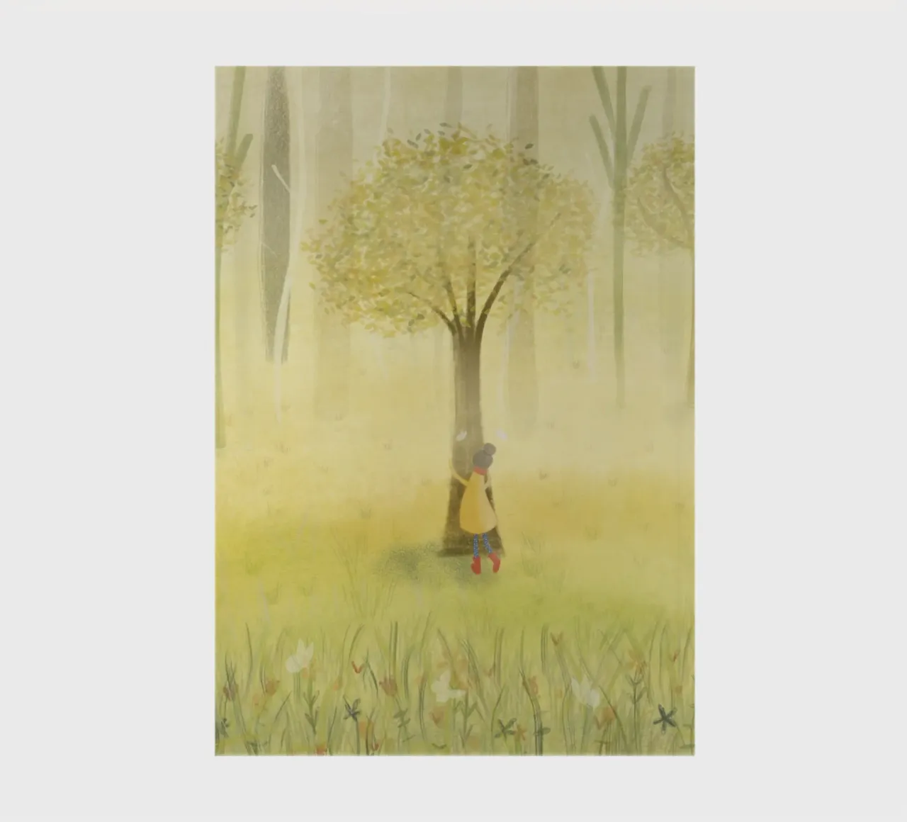 HUG A TREE notebook by Inge Hauser Illustration