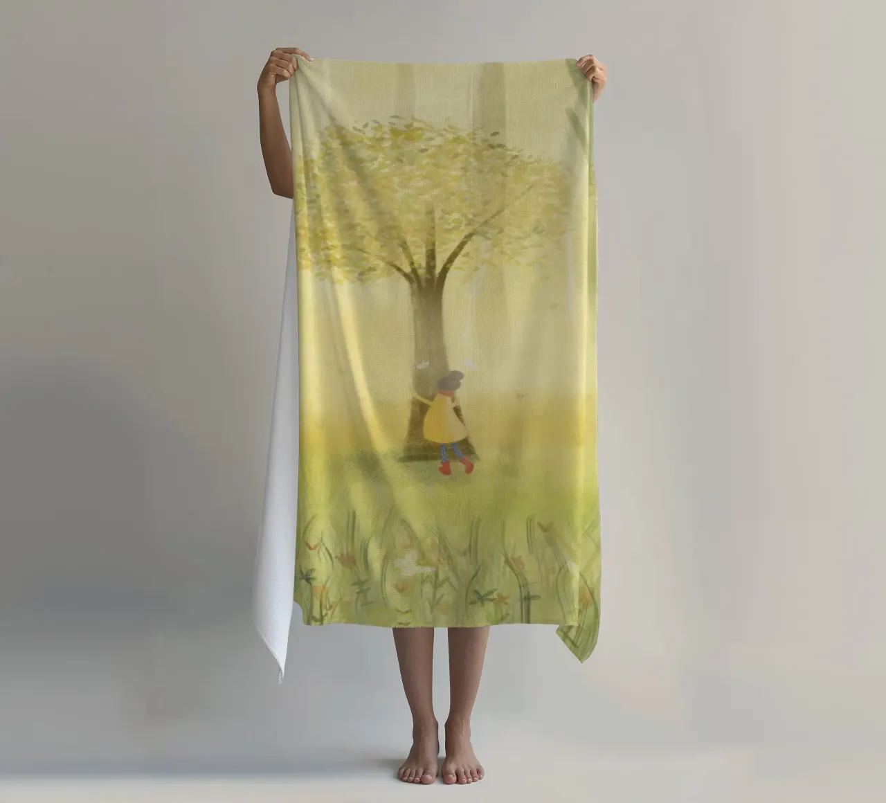 ABBRACCIARE UN ALBERO telo mare da Inge Hauser Illustration