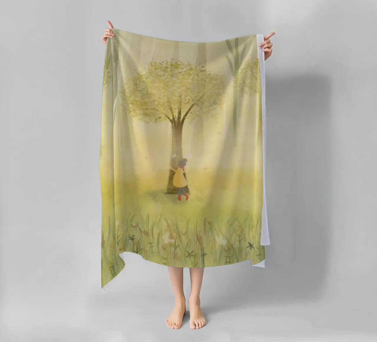 ABBRACCIARE UN ALBERO telo mare da Inge Hauser Illustration