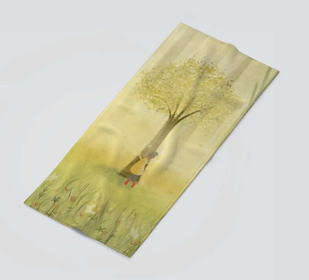 ABBRACCIARE UN ALBERO telo mare da Inge Hauser Illustration