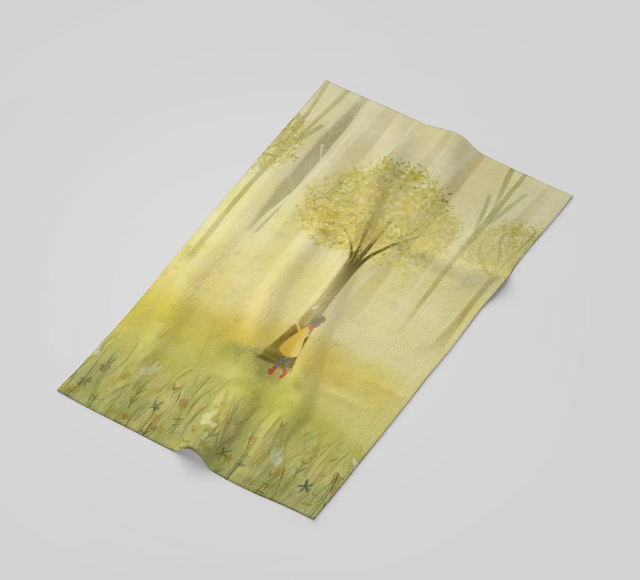 ABBRACCIARE UN ALBERO telo mare da Inge Hauser Illustration