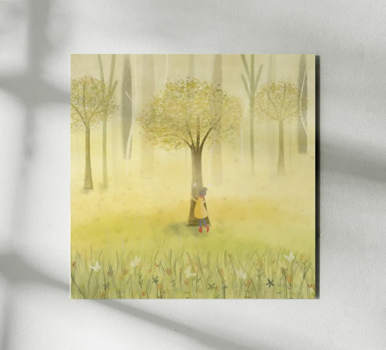 ABBRACCIARE UN ALBERO alluminio dibond da Inge Hauser Illustration