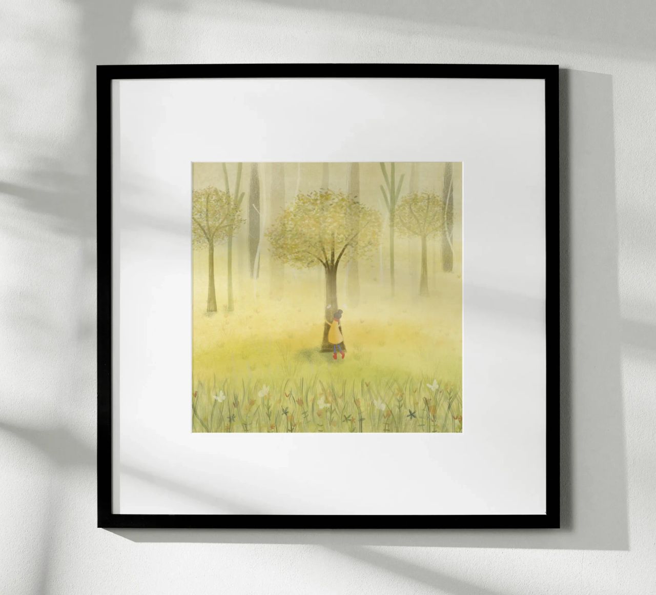 ABBRACCIARE UN ALBERO carta hahnemühle da Inge Hauser Illustration