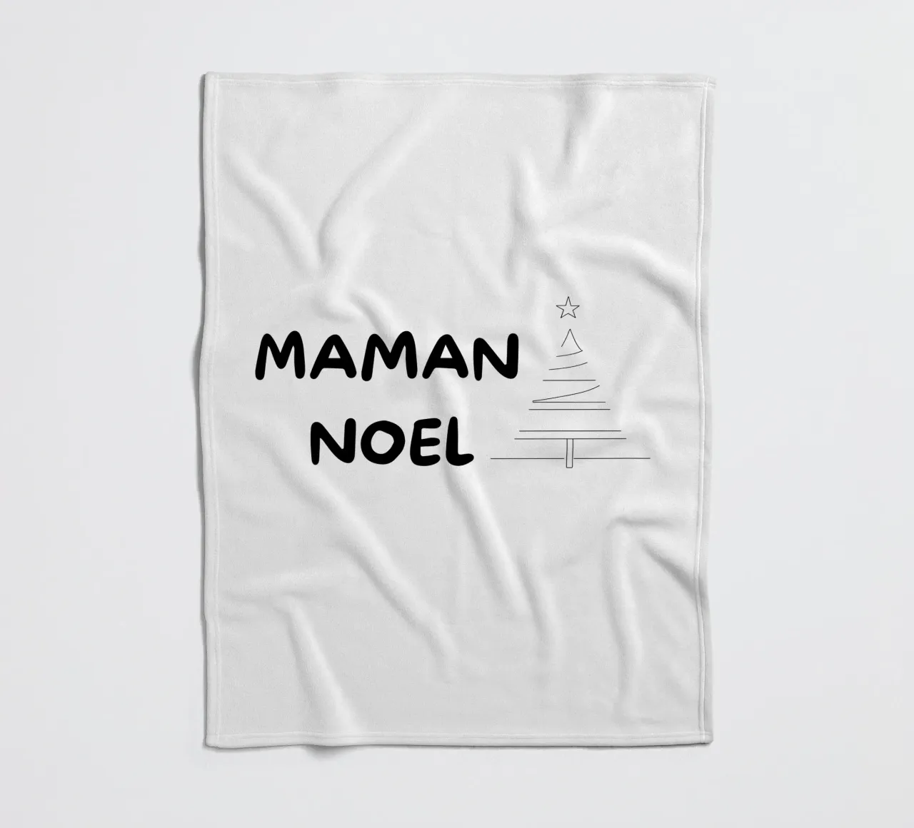 Natale 1 coperta in pile da Rezh creations