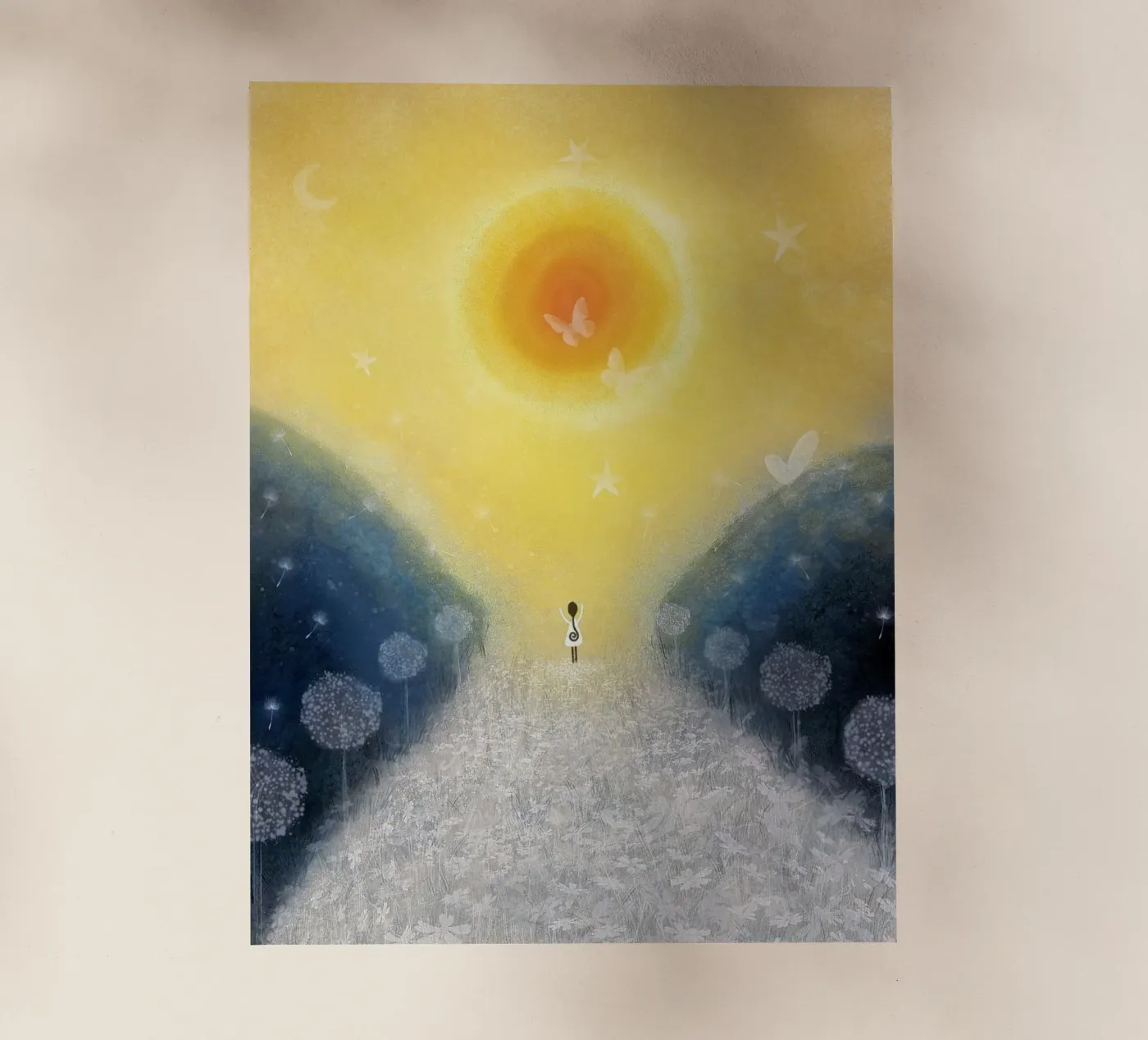 SOLE pellicola backlit da Inge Hauser Illustration