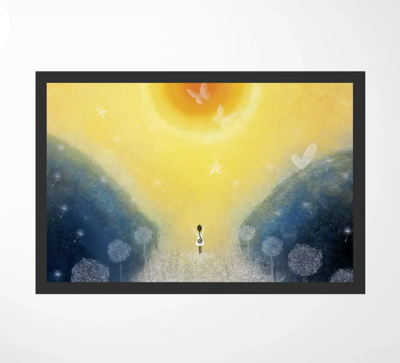 SUNLOVE deurmat van Inge Hauser Illustration