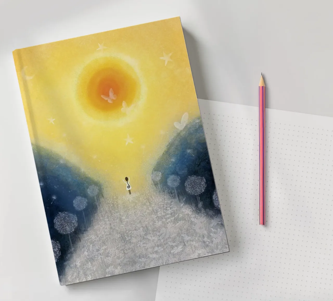 SUNLOVE notebook by Inge Hauser Illustration