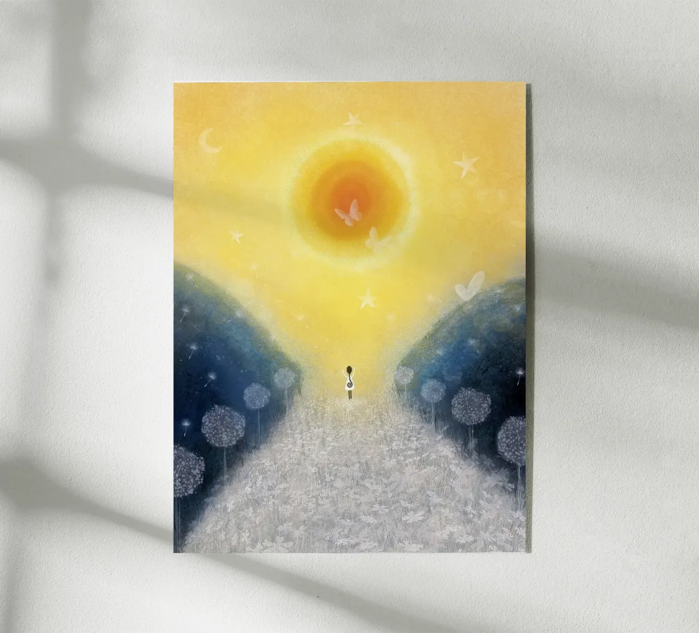 SUNLOVE acrylic glass by Inge Hauser Illustration