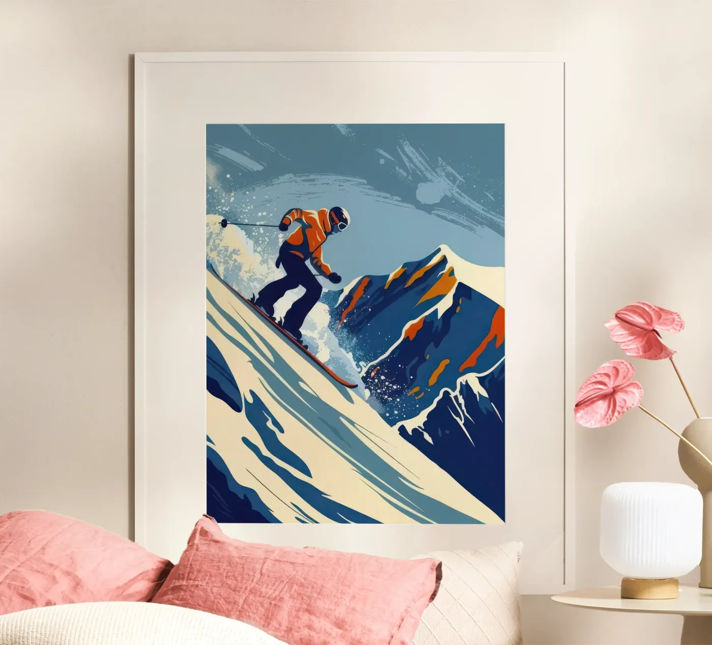 Blizzard Chase poster van Sporting Wall