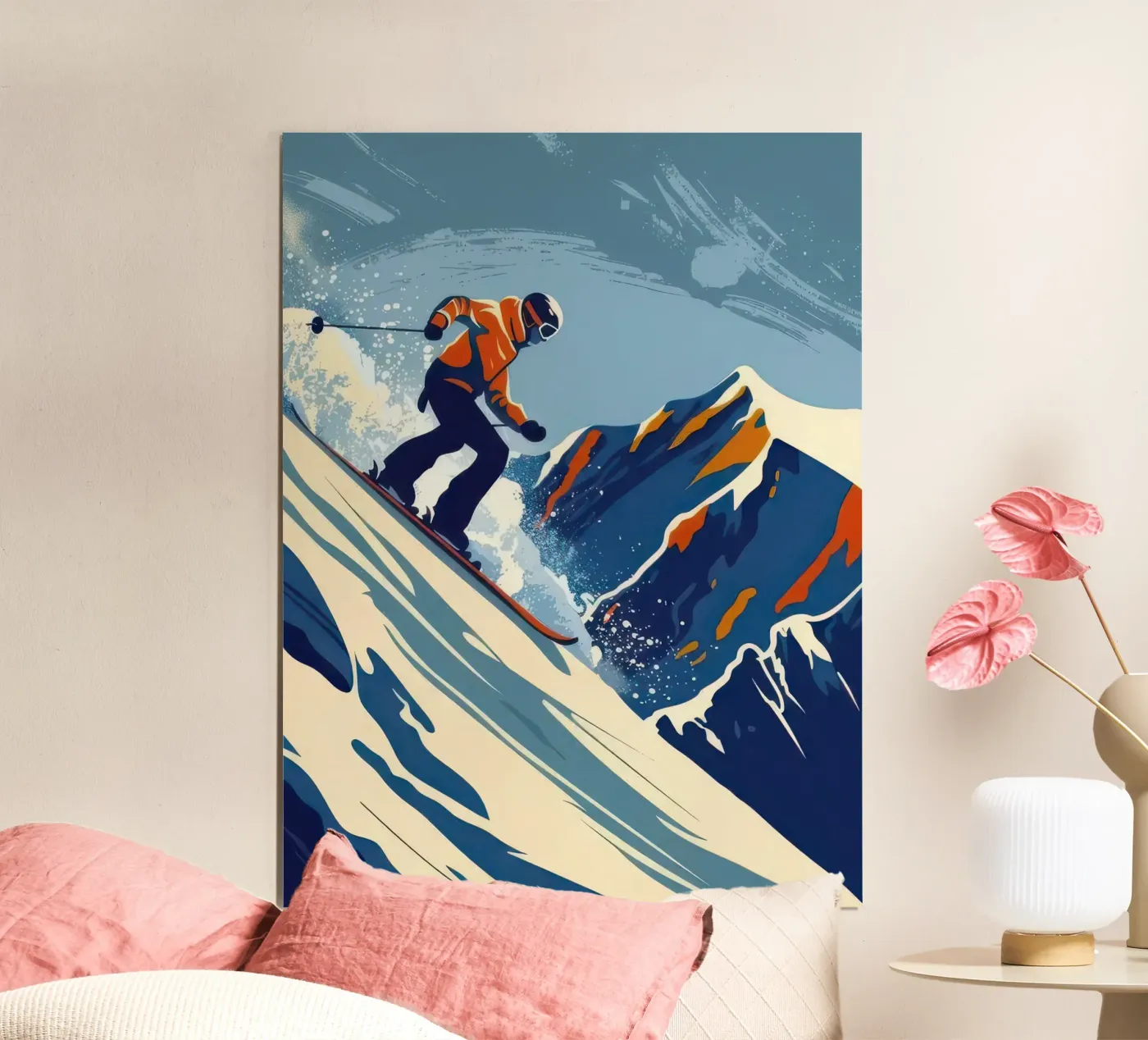 Blizzard Chase poster van Sporting Wall