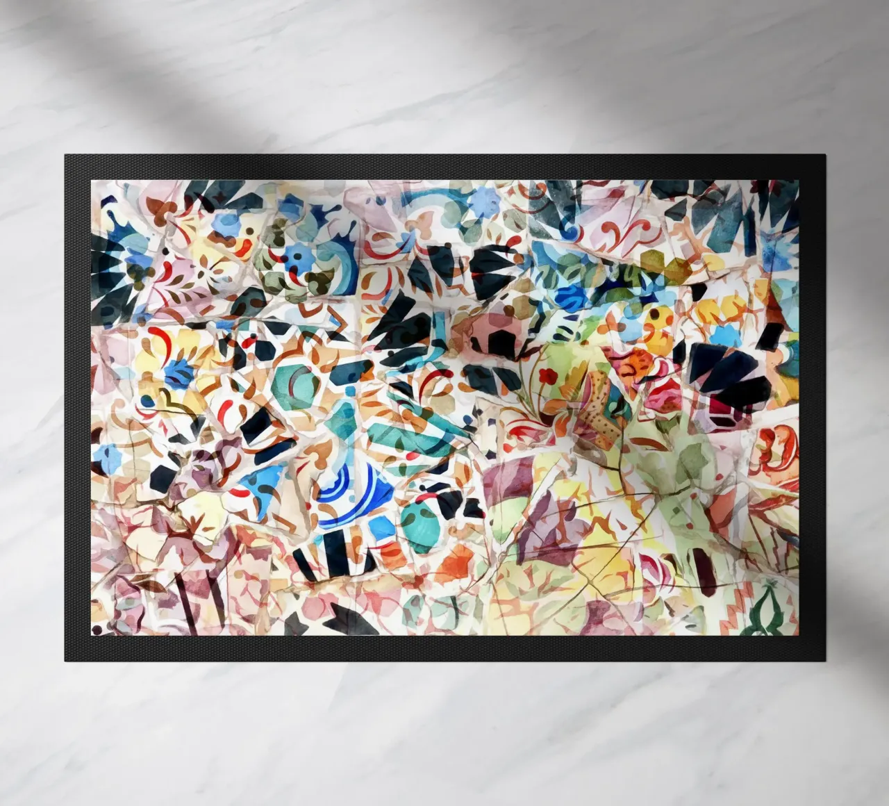 Mosaico di Barcellona 06 zerbino da amini54