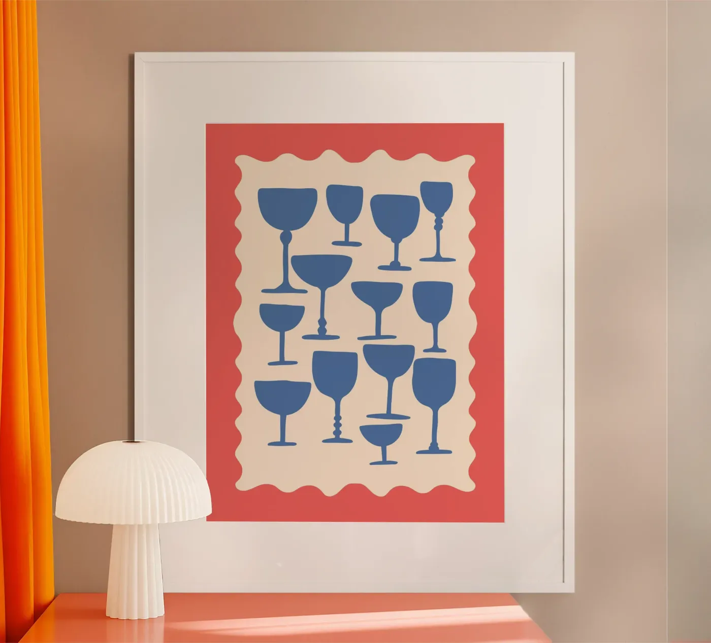 Die Weinprobe Poster von Colourful Art