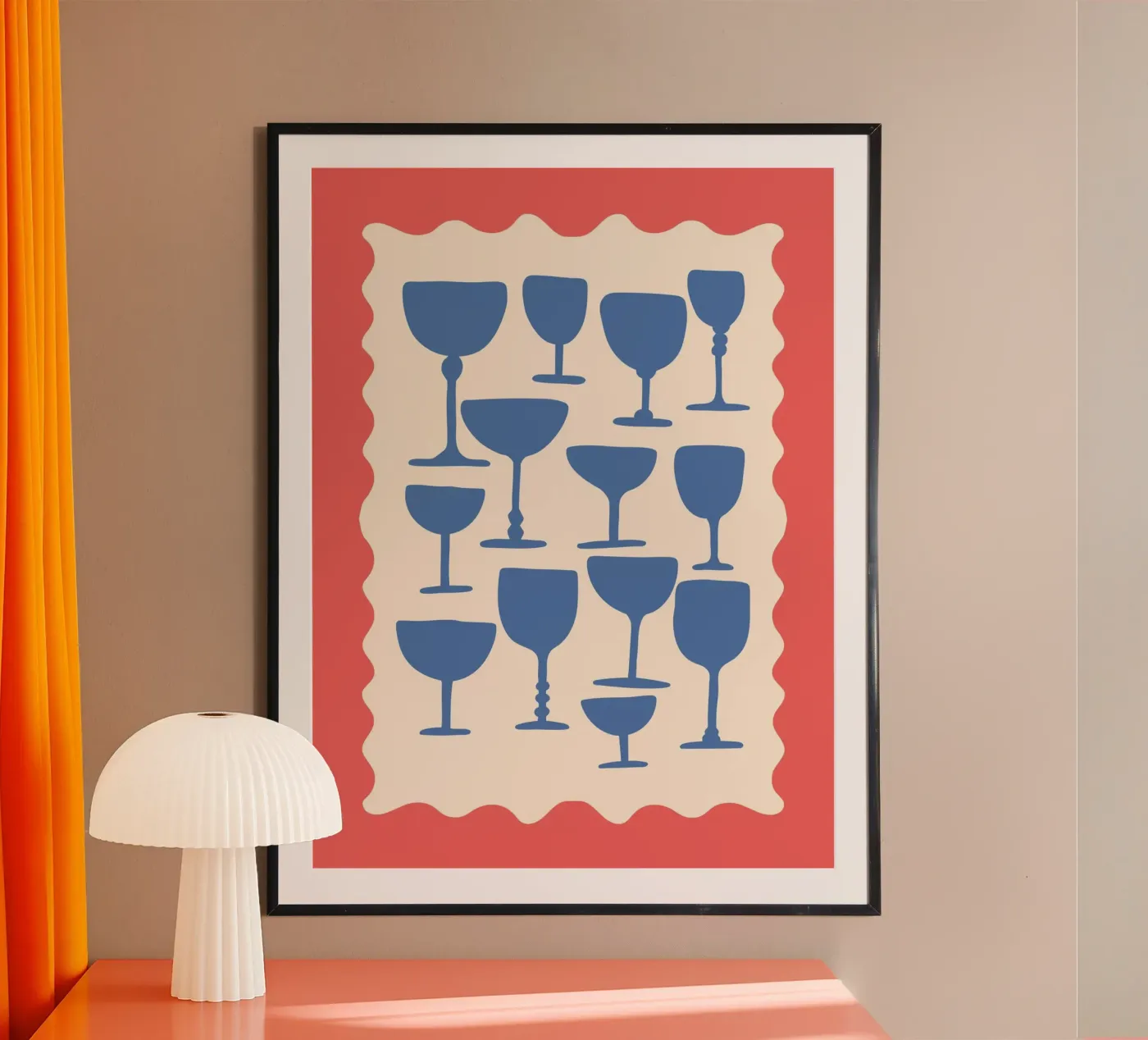 Die Weinprobe Poster von Colourful Art