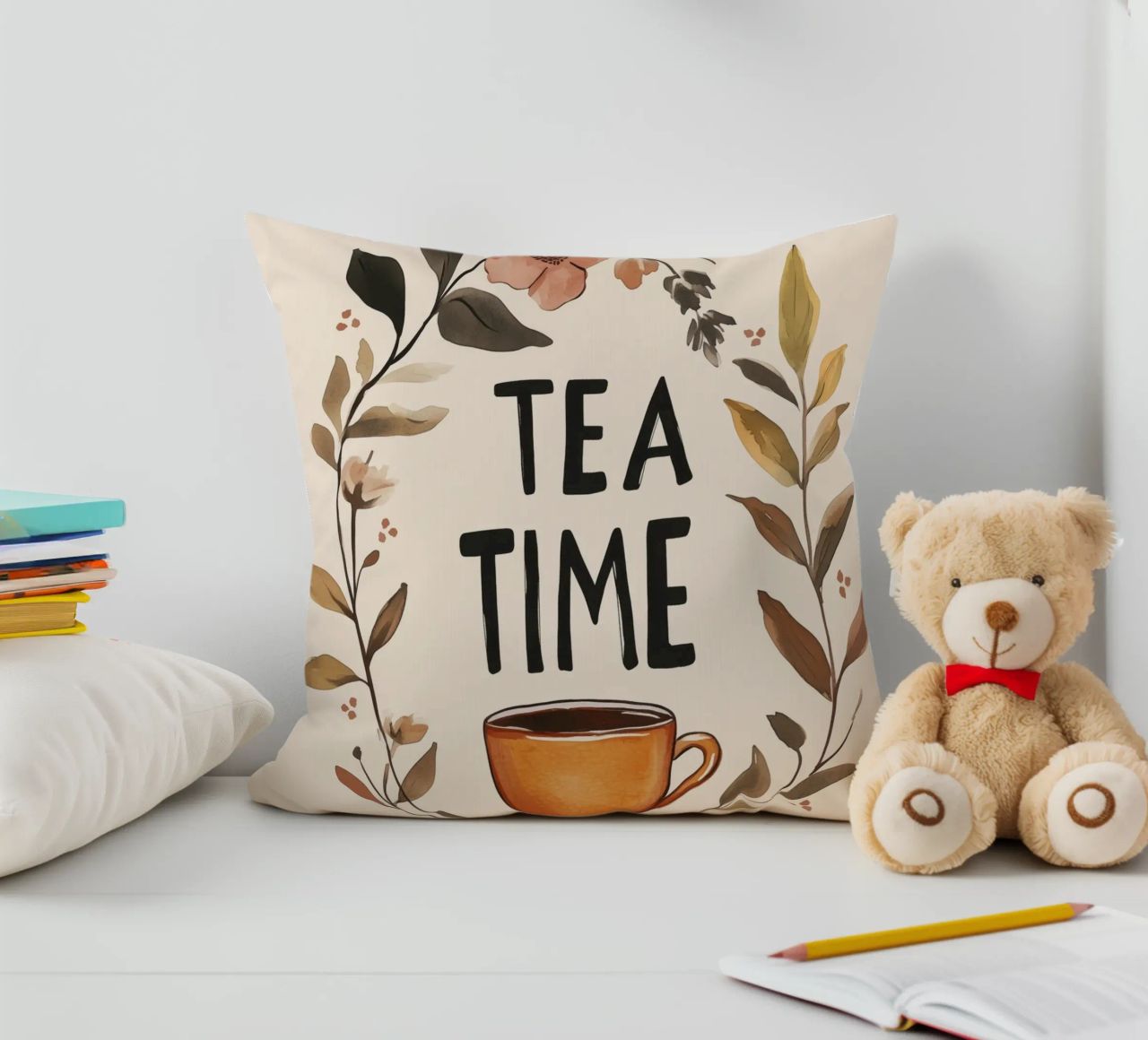 Tea Time (Version 2) cuscino da treechild