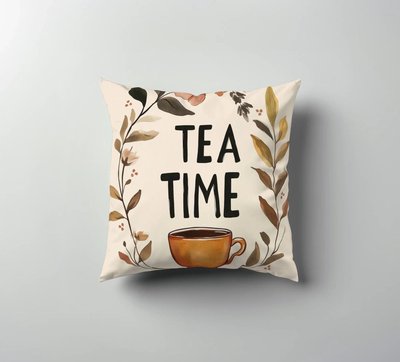 Tea Time (Version 2) cuscino da treechild