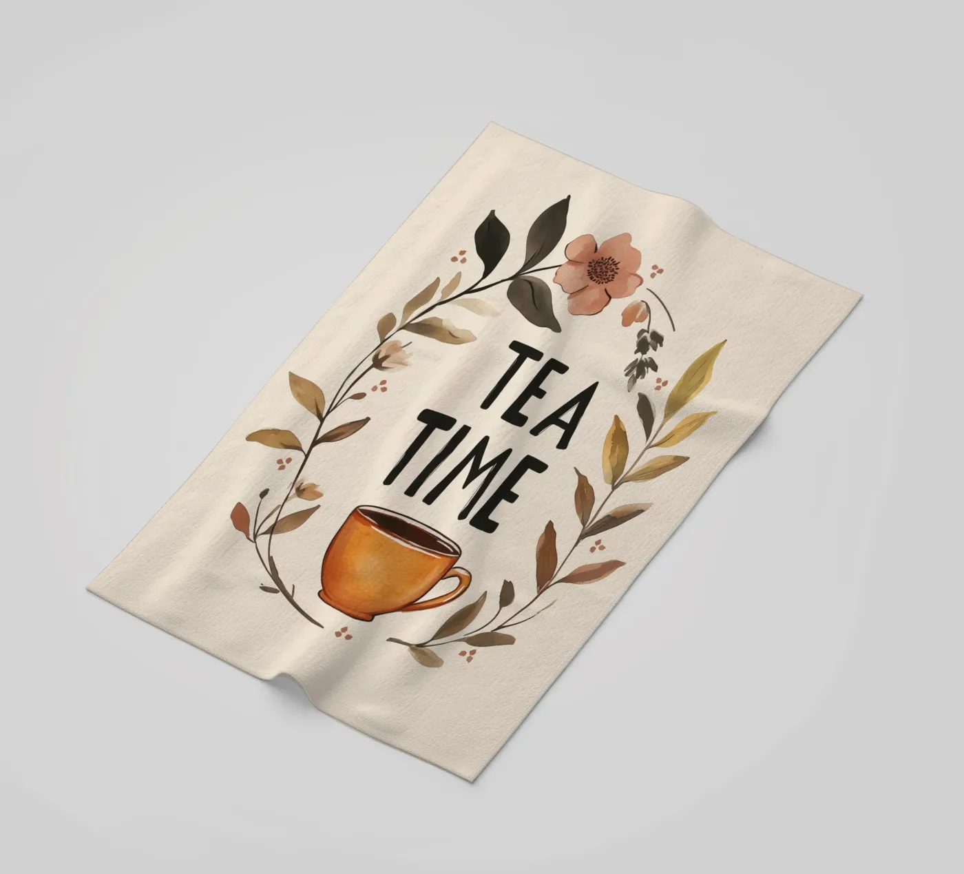 Tea Time (Version 2) serviette de plage de treechild