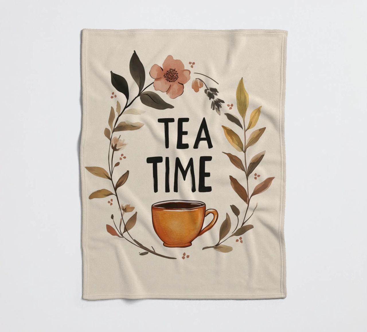 Tea Time (Version 2) coperta in pile da treechild