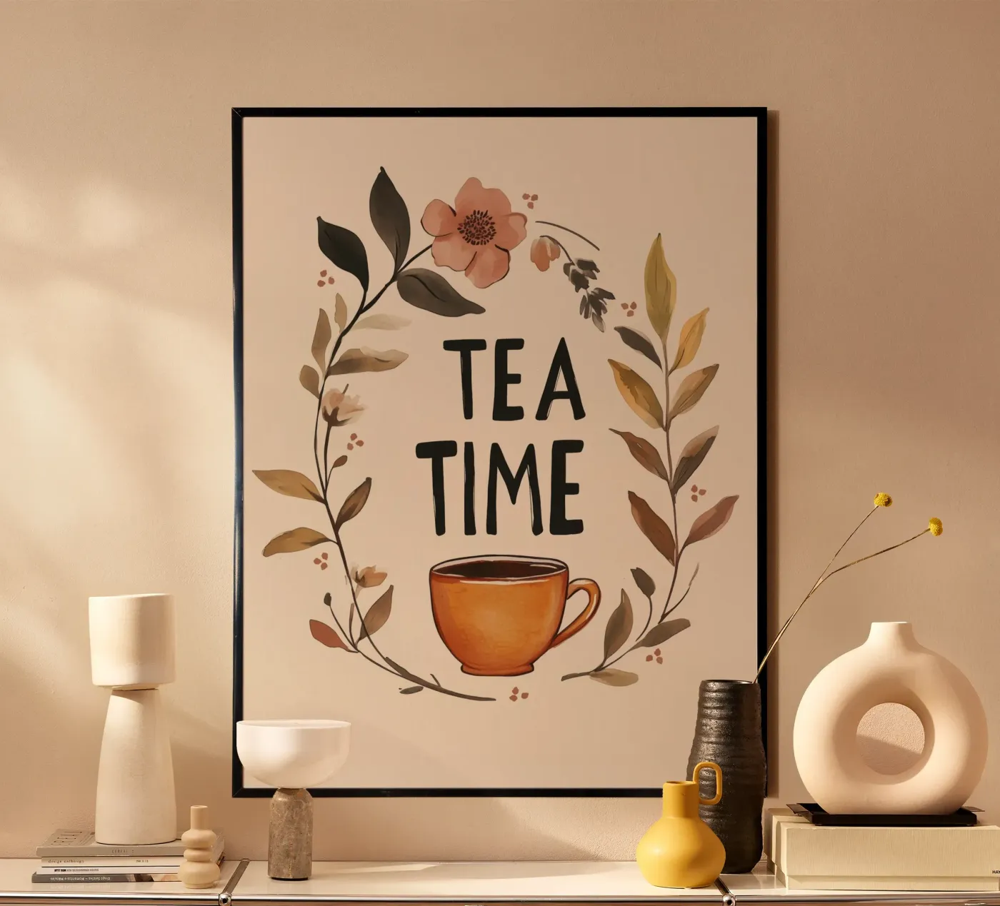 Tea Time (Version 2) Poster von treechild