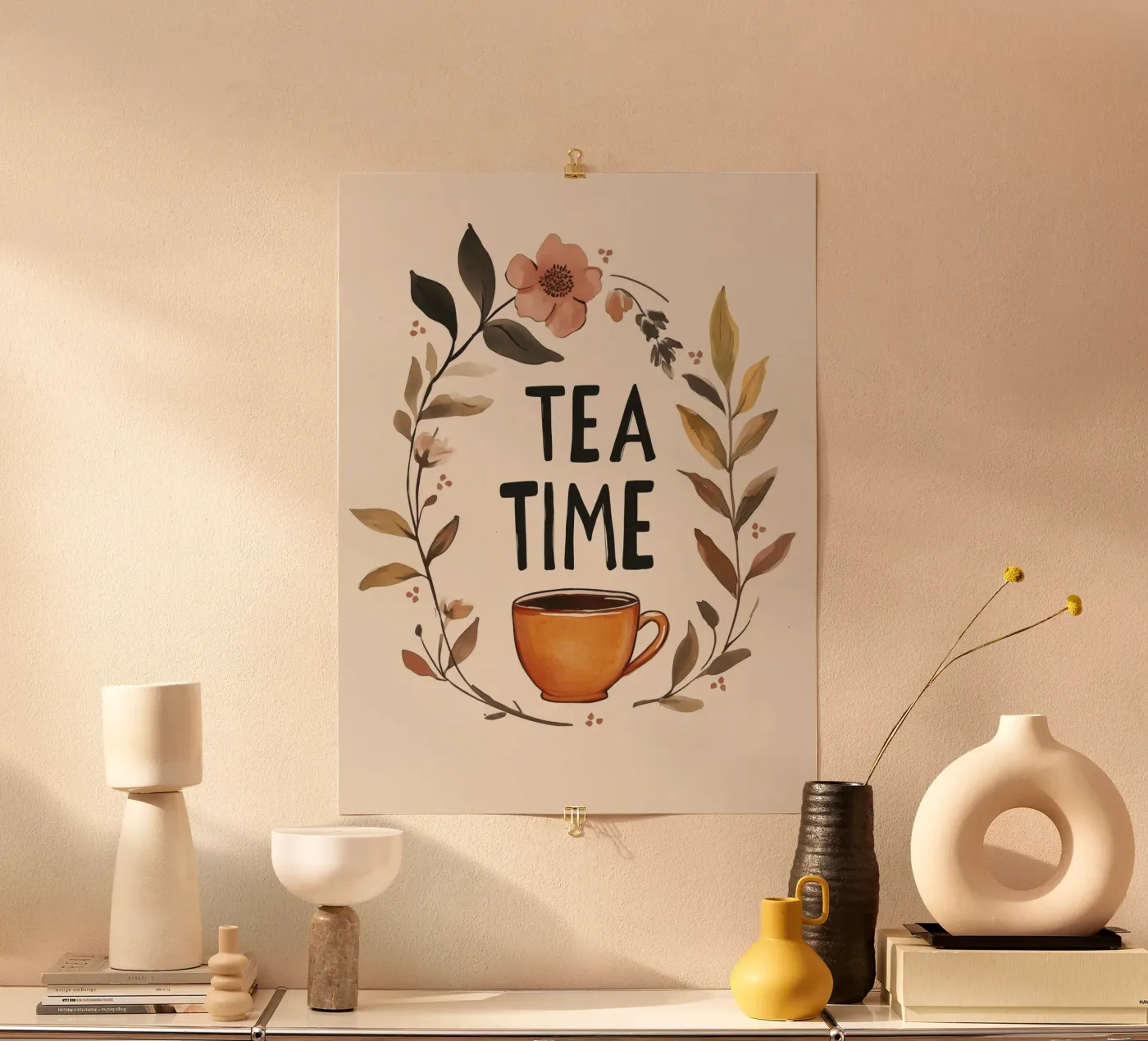 Tea Time (Version 2) Poster von treechild