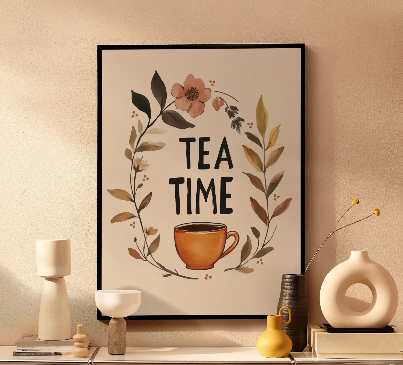 Tea Time (Version 2) Poster von treechild