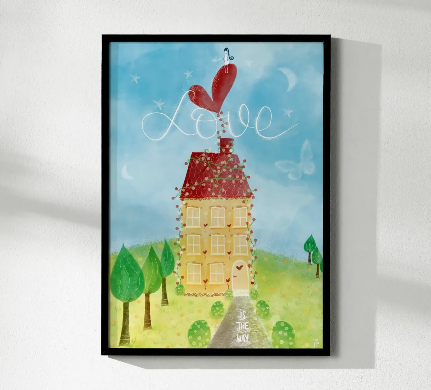 L'AMORE È LA VIA poster da Inge Hauser Illustration