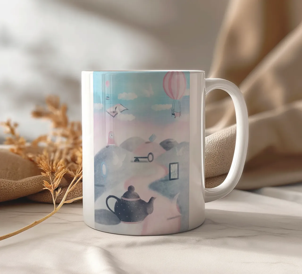 SOGNARE tazza in ceramica da Inge Hauser Illustration
