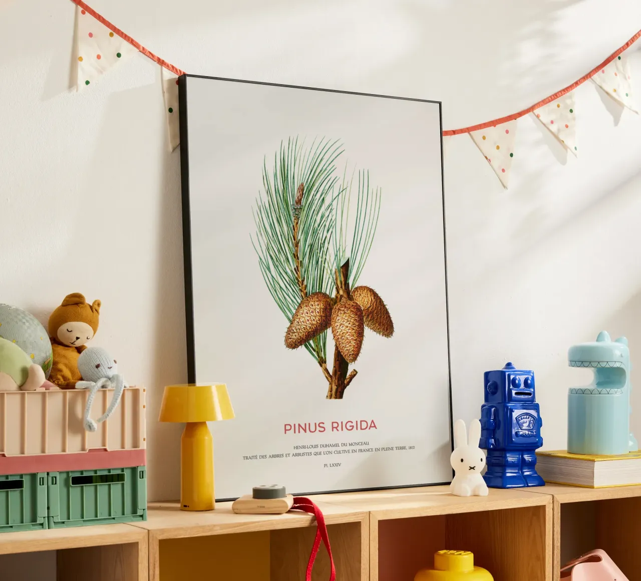 Pechkiefer oder Pinus Rigida Alu-Dibond von Vintagrafica